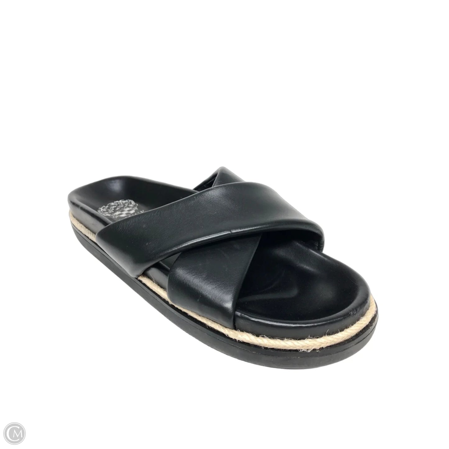 Sandals Heels Wedge By Vince Camuto In Black, Size: 9