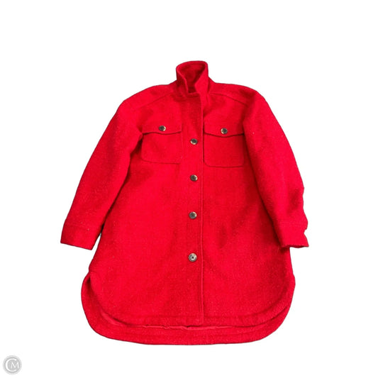 Coat Wool By Old Navy In Red, Size: S