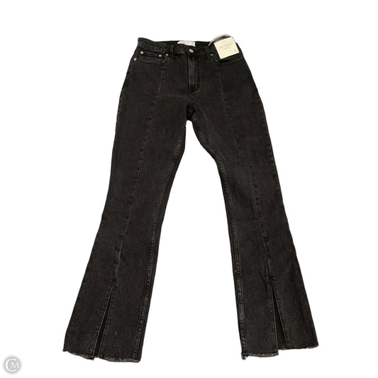 Jeans Skinny By Abercrombie And Fitch In Black Denim, Size: 6p