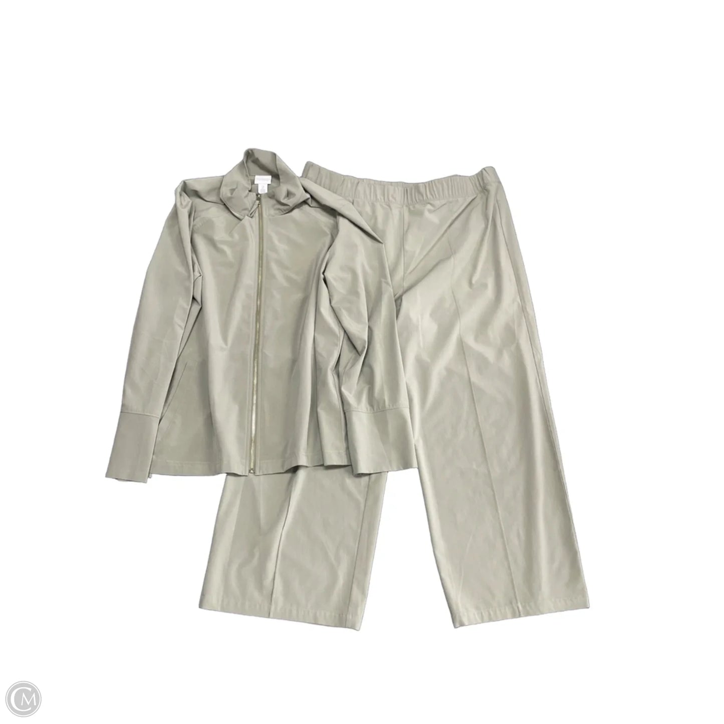 Pants Set 2pc By Chicos In Green, Size: L