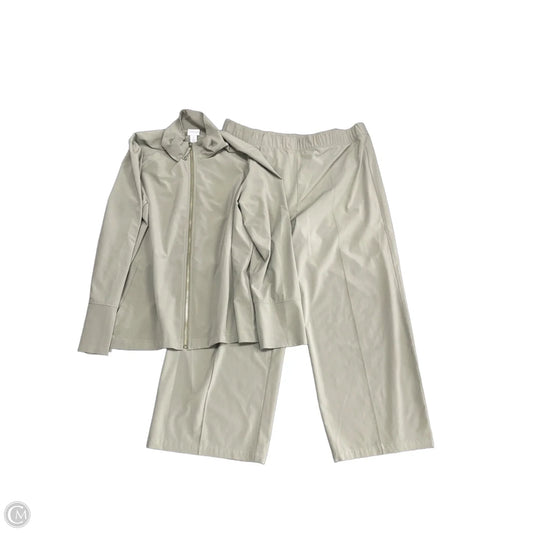 Pants Set 2pc By Chicos In Green, Size: L