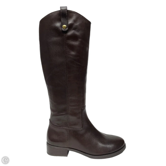 Boots Knee Flats By Inc In Brown, Size: 9