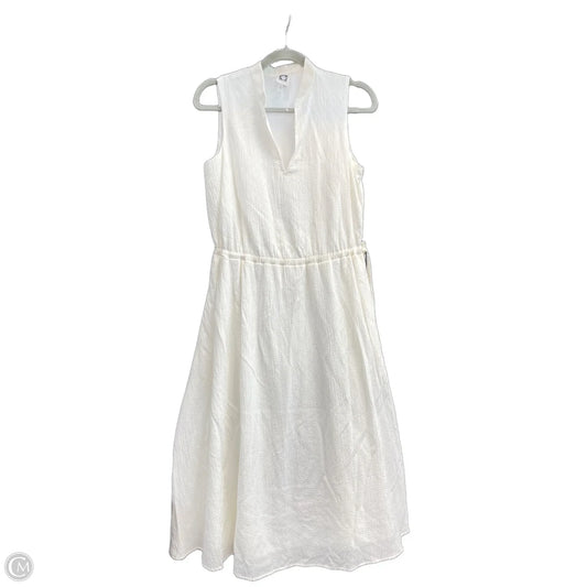 Dress Casual Midi By Anne Klein In Ivory, Size: 4