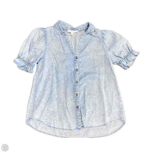 Top Short Sleeve By Jane And Delancey In Blue, Size: S