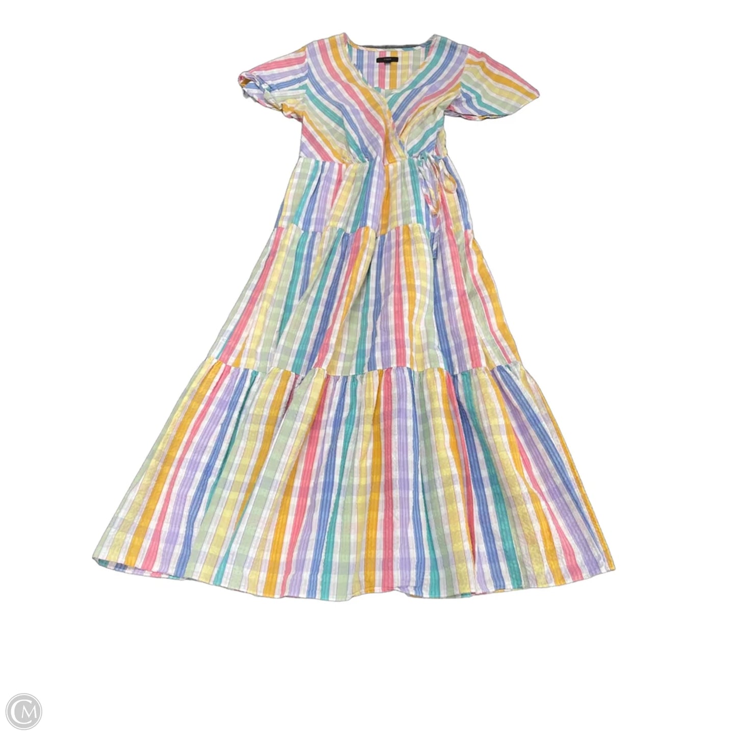 Dress Casual Midi By J. Crew In Tan, Size: 4