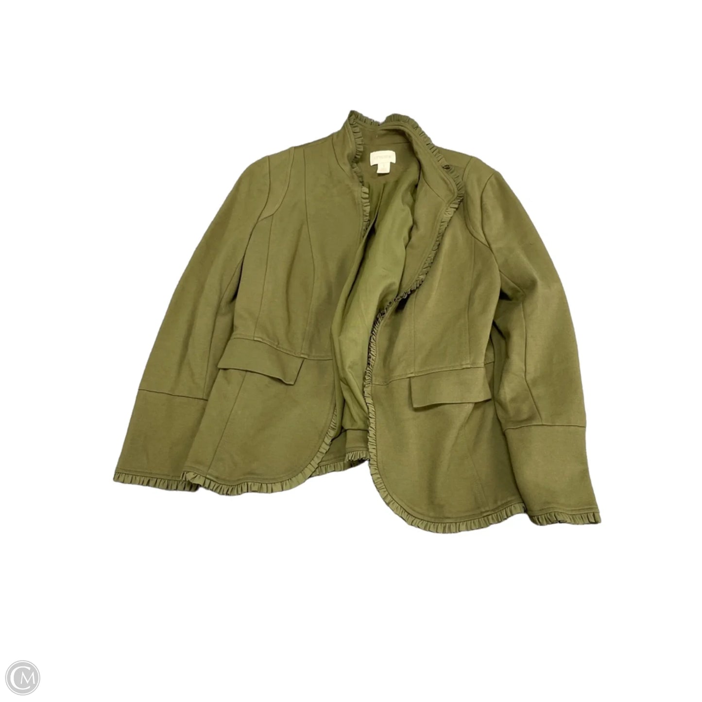 Blazer By Chicos In Green, Size: M