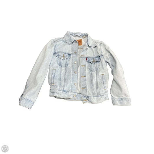 Jacket Denim By Levis In Blue Denim, Size: Xs