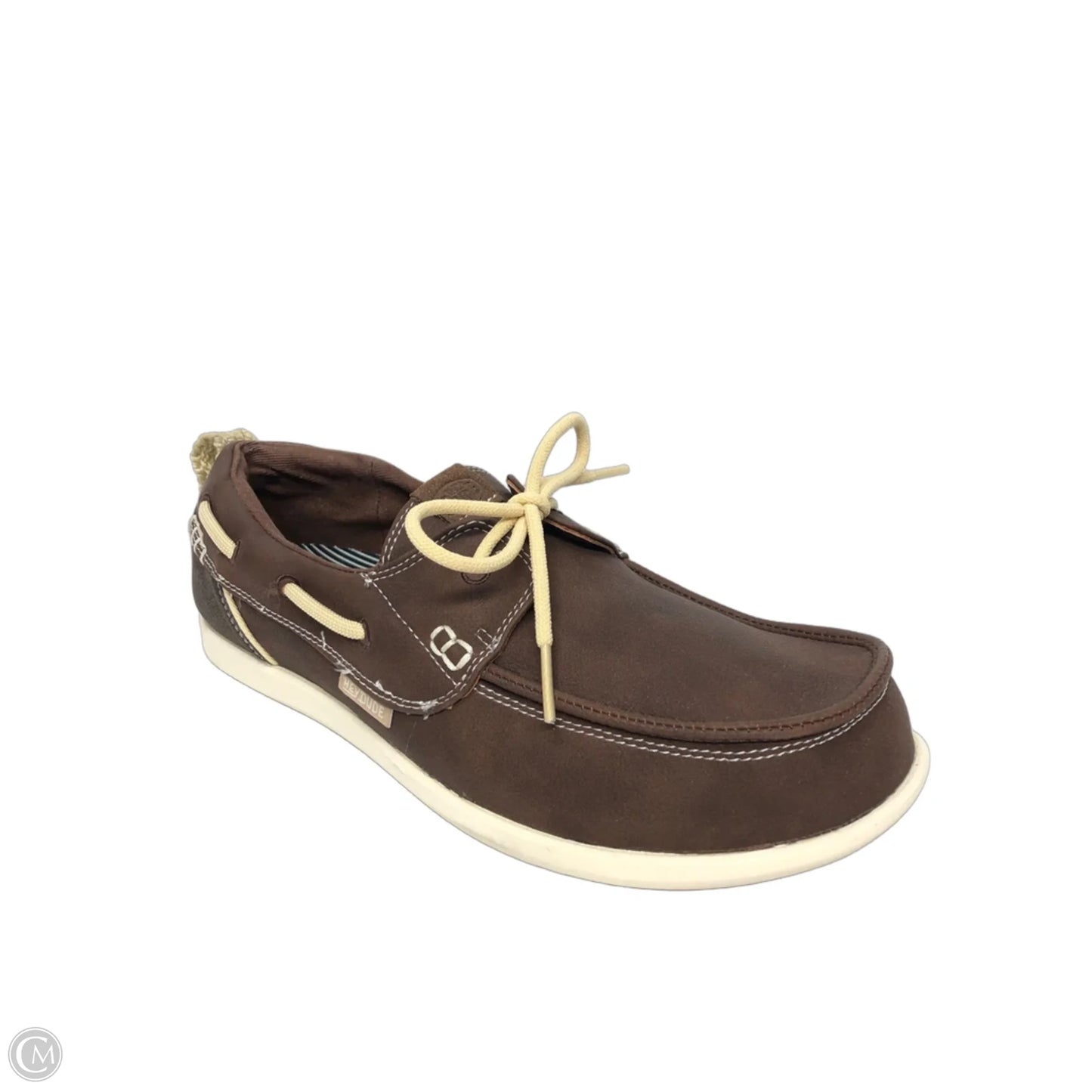 Shoes Flats By Hey Dude In Brown, Size: 8