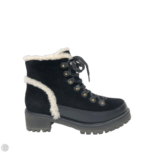Boots Designer By Tory Burch In Black, Size: 8