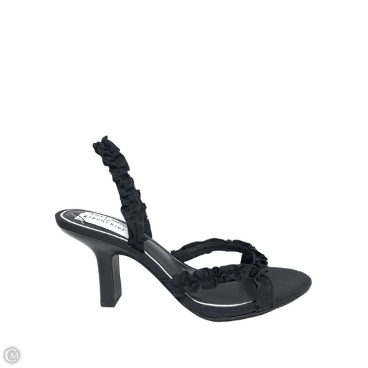 Sandals Heels Kitten By Gianni Bini In Black, Size: 6.5