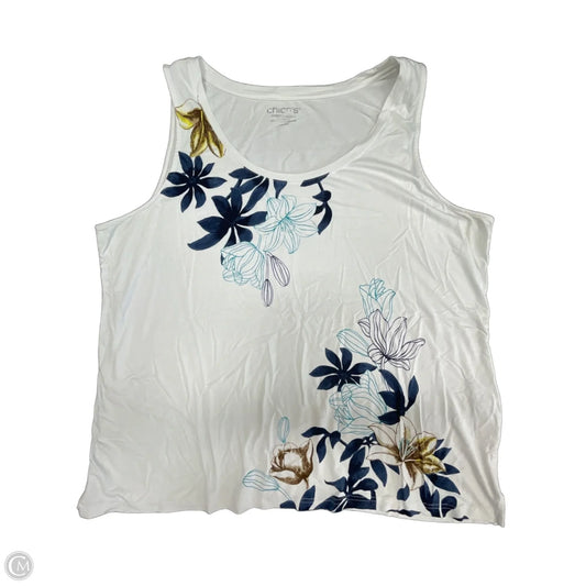 Tank Top By Chicos In Floral Print, Size: Xxl
