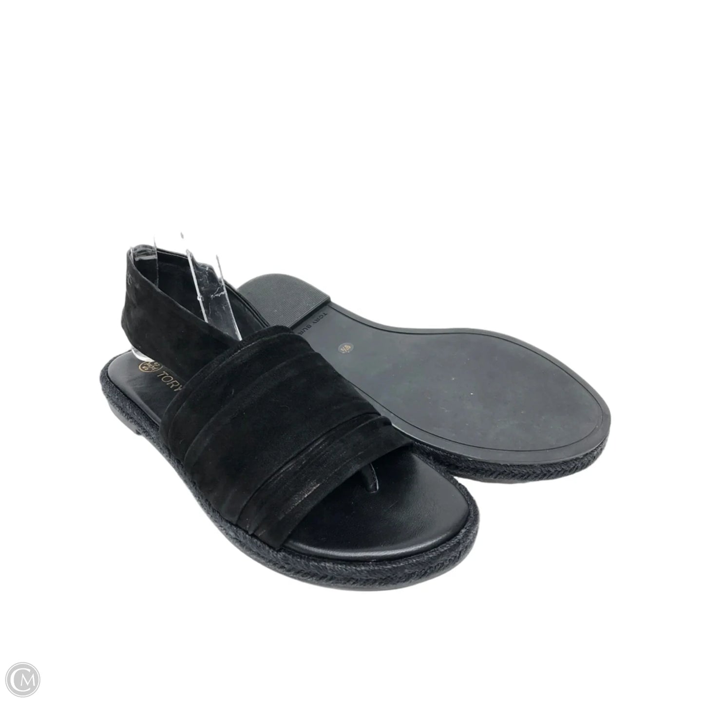 Sandals Designer By Tory Burch In Black, Size: 9.5