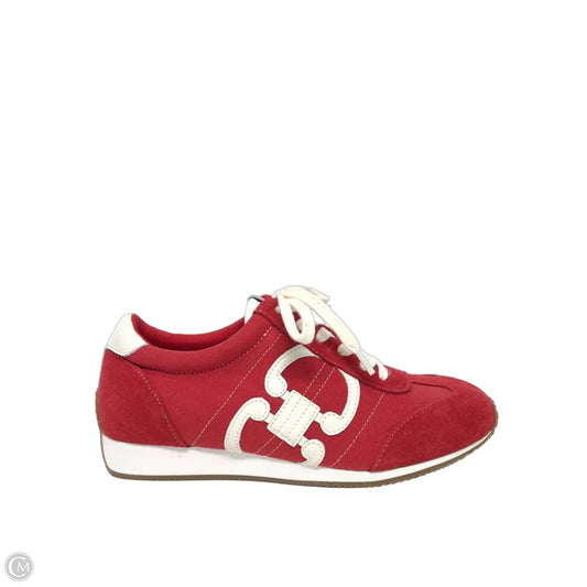 Shoes Sneakers By Talbots In Red, Size: 6.5
