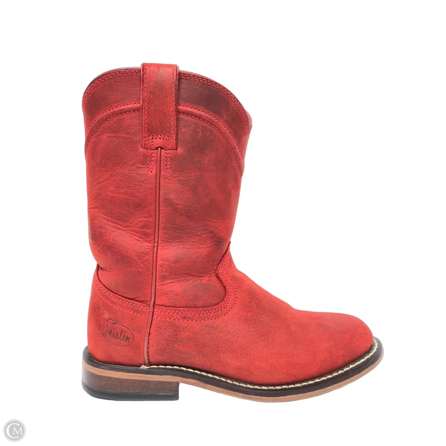 Boots Western By Justin In Red, Size: 6