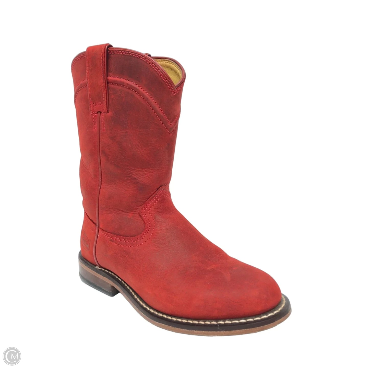Boots Western By Justin In Red, Size: 6