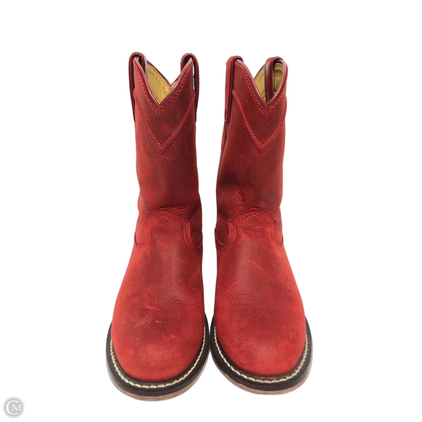 Boots Western By Justin In Red, Size: 6