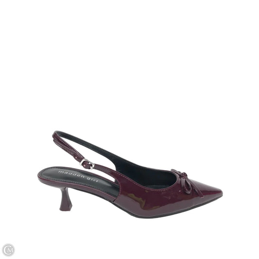 Shoes Heels Kitten By Madden Girl In Purple, Size: 8.5