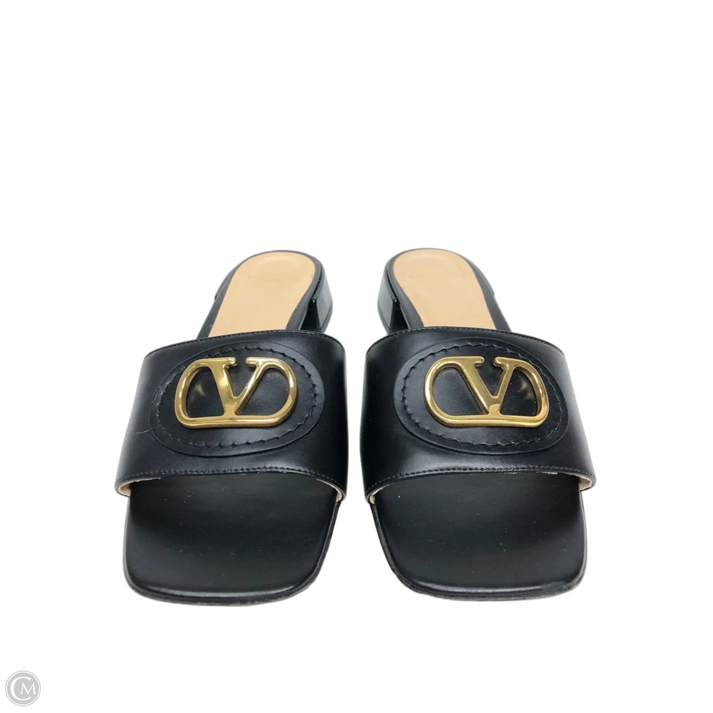 Sandals Luxury Designer By Valentino-garavani In Black, Size: 5