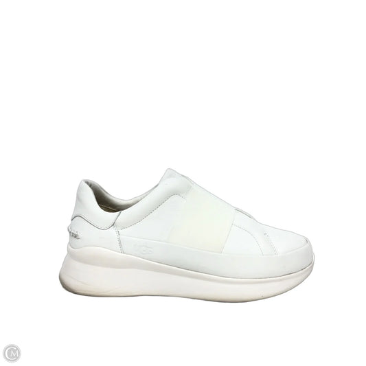 Shoes Sneakers By Ugg In White, Size: 9.5