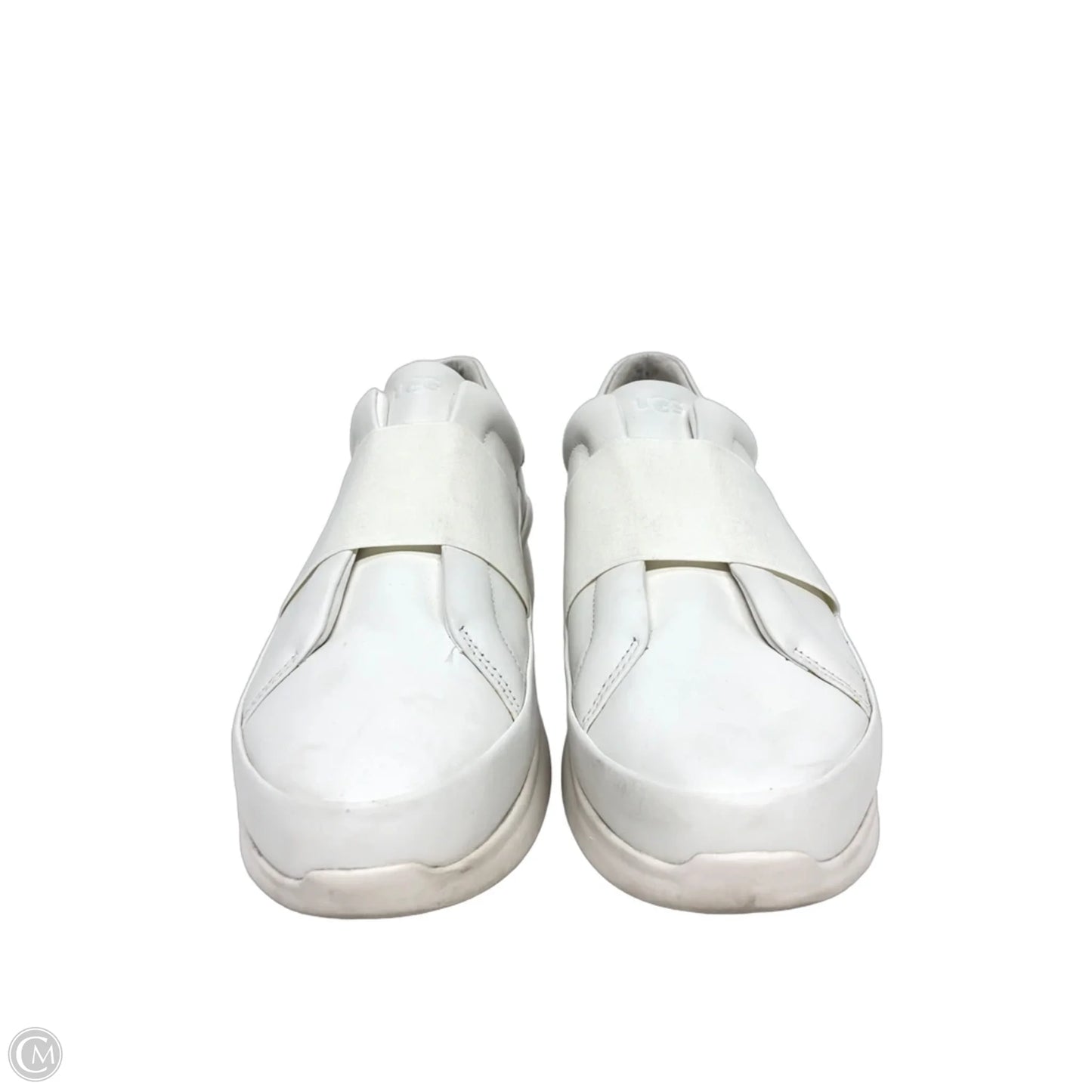 Shoes Sneakers By Ugg In White, Size: 9.5