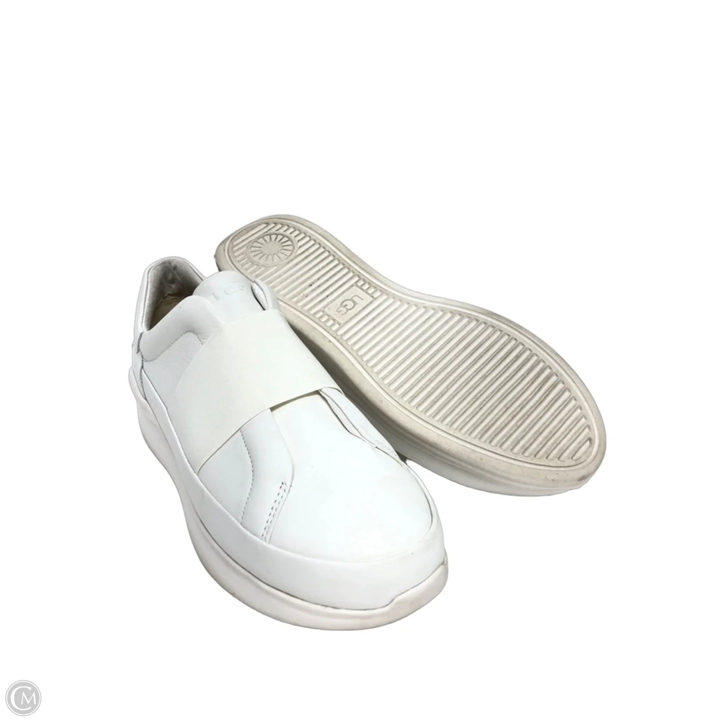 Shoes Sneakers By Ugg In White, Size: 9.5