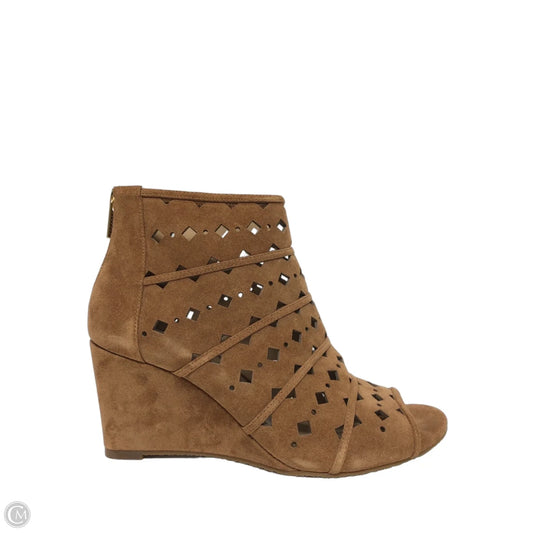 Shoes Heels Wedge By Michael By Michael Kors In Brown, Size: 9.5