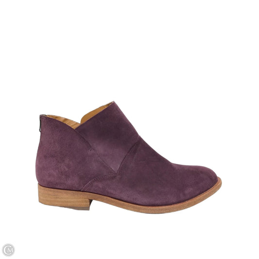 Boots Ankle Flats By Kork Ease In Purple, Size: 10