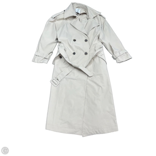 Coat Trench Coat By Stradivarius In Tan, Size: S