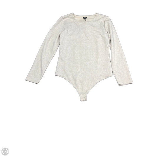 Bodysuit By Express In Tan, Size: L