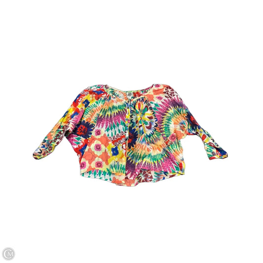 Top 3/4 Sleeve By Ivy Jane In Multi-colored, Size: Xs