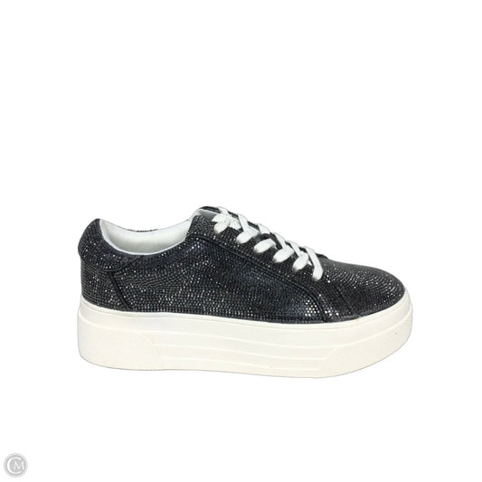 Shoes Sneakers Platform By Jessica Simpson In Black & Silver, Size: 6.5