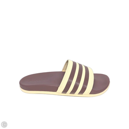 Sandals Sport By Adidas In Purple, Size: 6