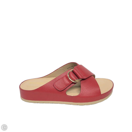 Sandals Flats By Spring Step In Red, Size: 7