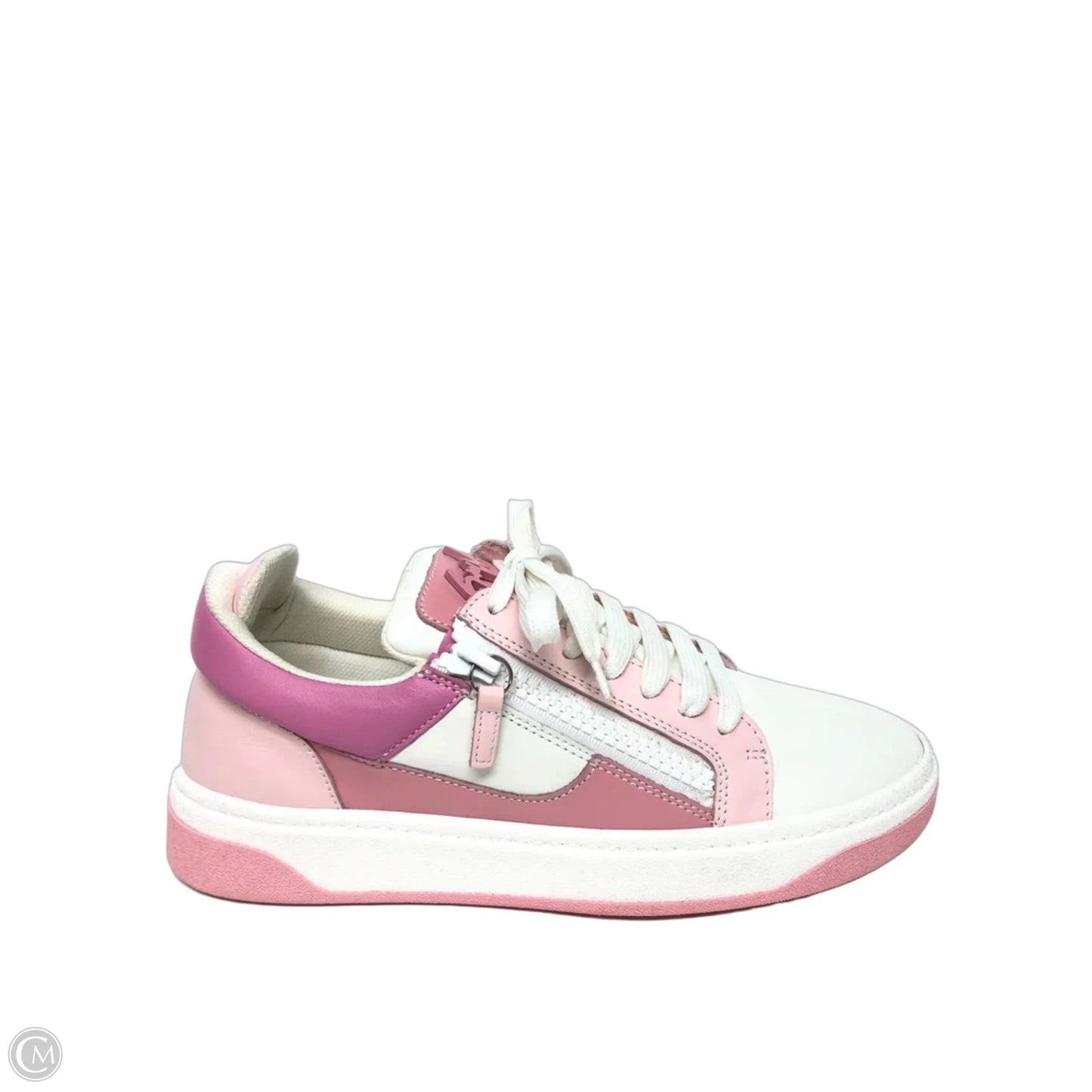Shoes Designer By Giuseppe Zanotti In Pink & White, Size: 11