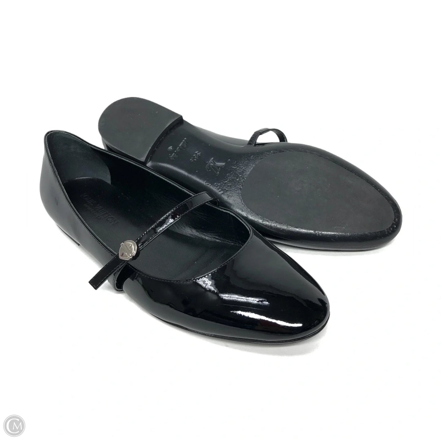 Shoes Luxury Designer By Louis Vuitton In Black, Size: 8