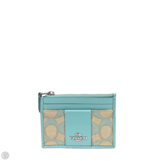 Id/card Holder Designer By Coach, Size: