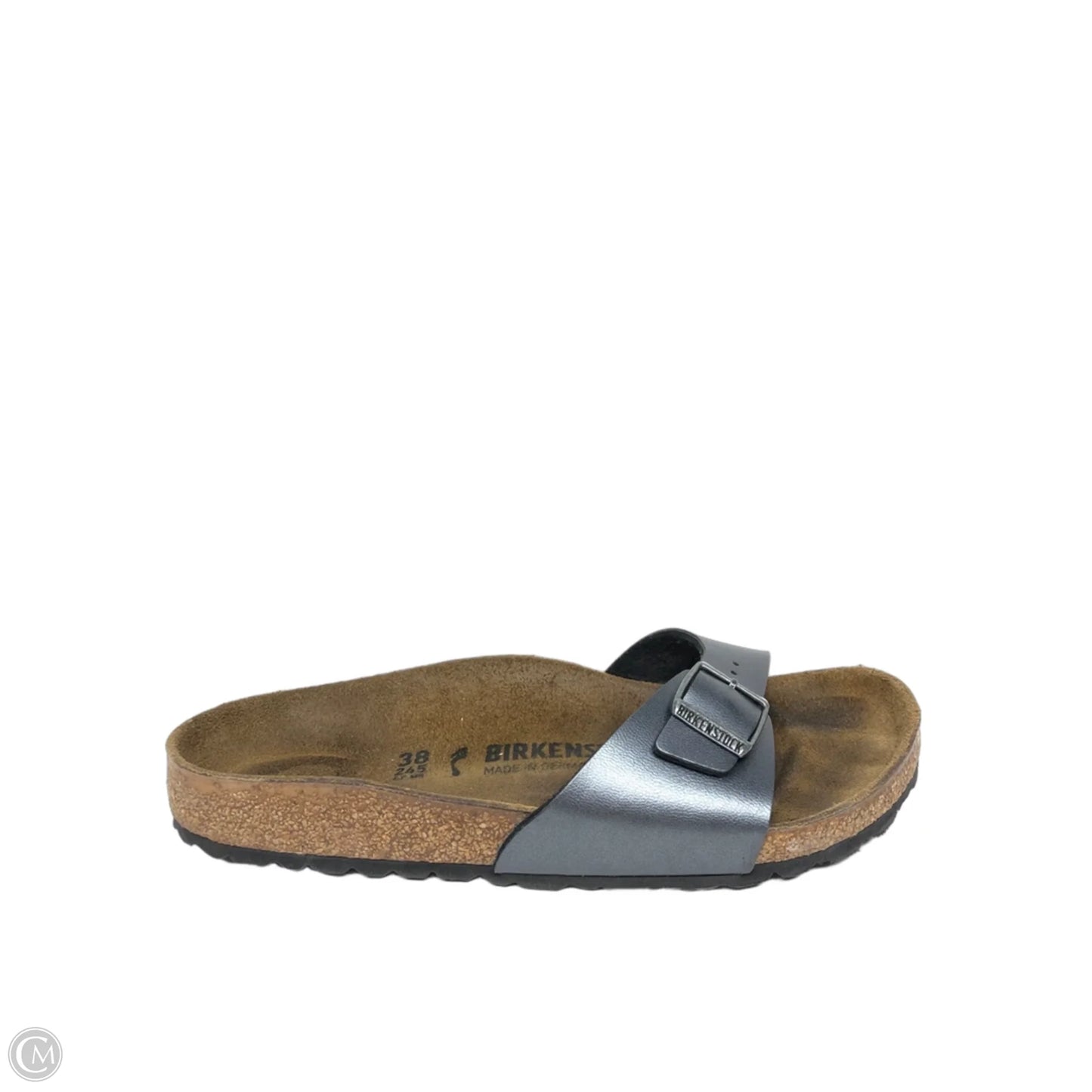 Sandals Flats By Birkenstock In Grey, Size: 7
