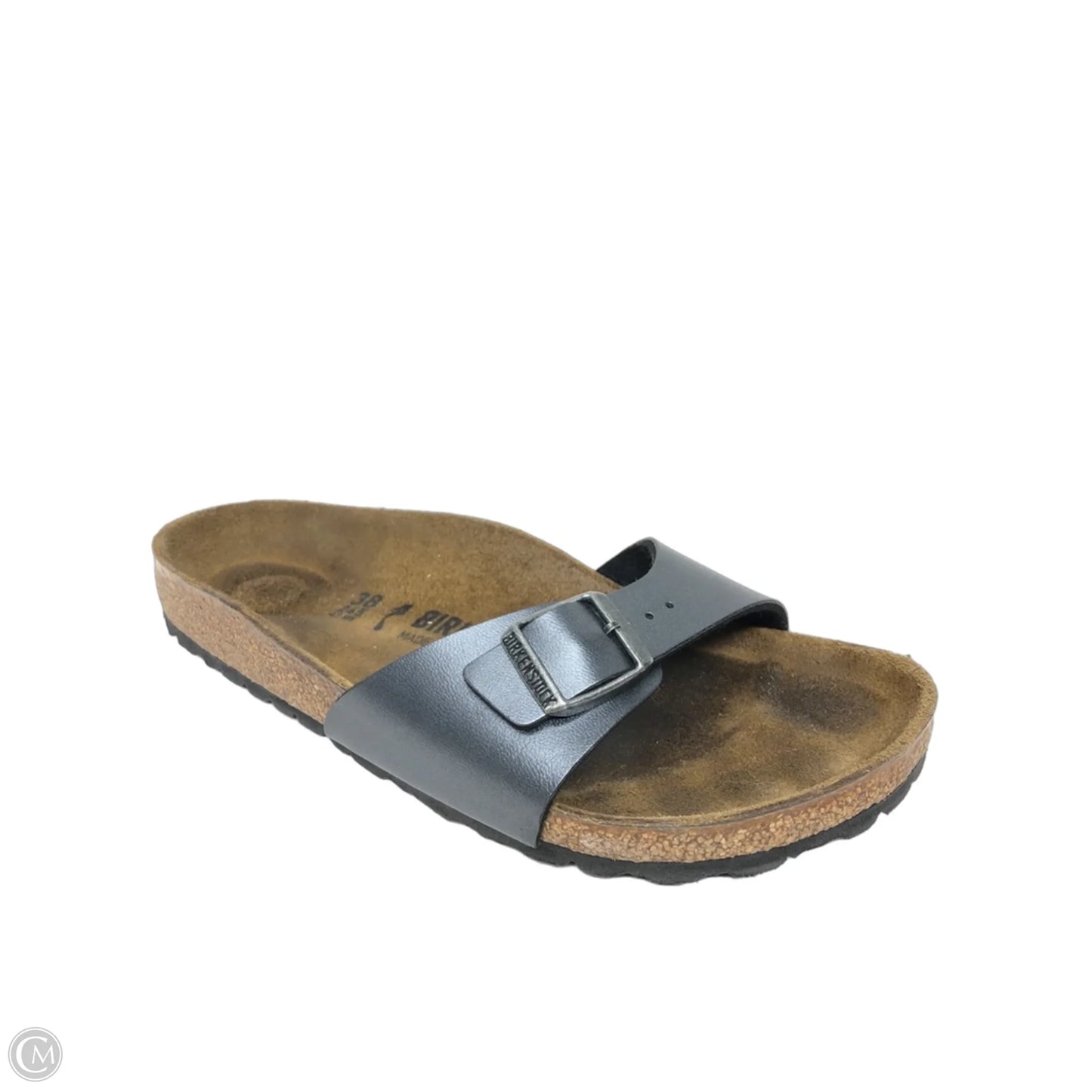 Sandals Flats By Birkenstock In Grey, Size: 7