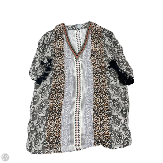 Swimwear Cover-up By Conditions Apply In Animal Print, Size: 1x