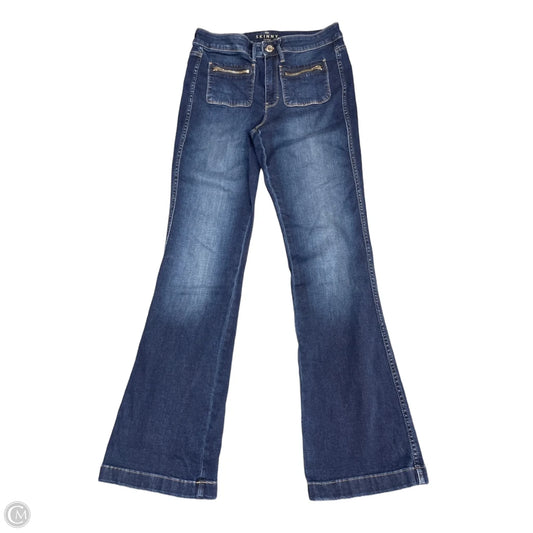 Jeans Flared By White House Black Market In Blue Denim, Size: 10