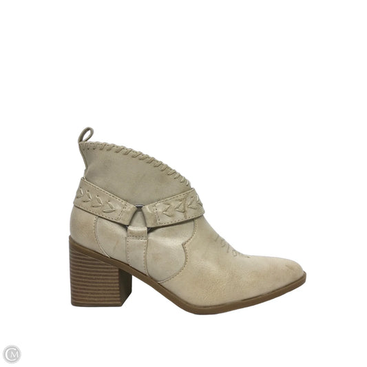Boots Western By Frye And Co In Beige, Size: 7