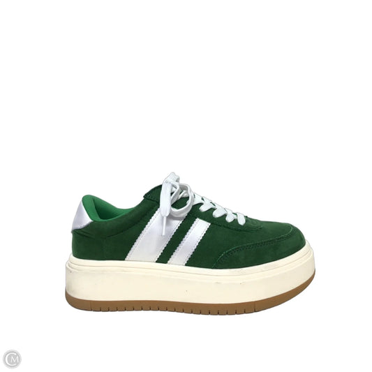 Shoes Sneakers Platform By Madden Girl In Green, Size: 6