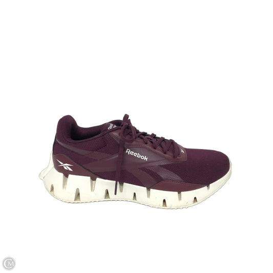 Shoes Athletic By Reebok In Maroon, Size: 11