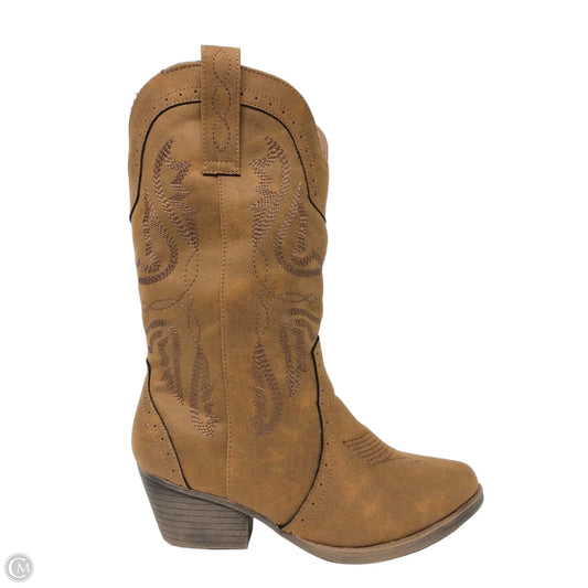Boots Western By Sugar In Brown, Size: 7.5