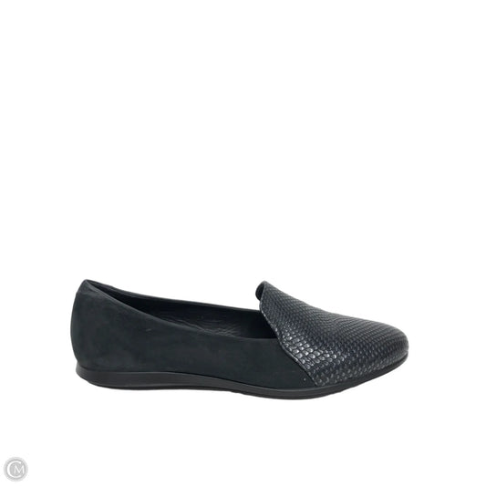 Shoes Flats By Ecco In Black, Size: 10