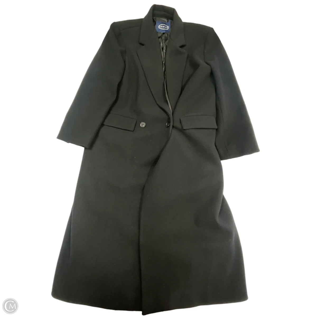 Coat Wool By Scoop In Black, Size: M