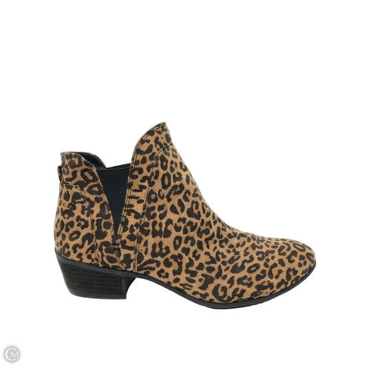 Boots Ankle Heels By Circus By Sam Edelman In Leopard Print, Size: 9
