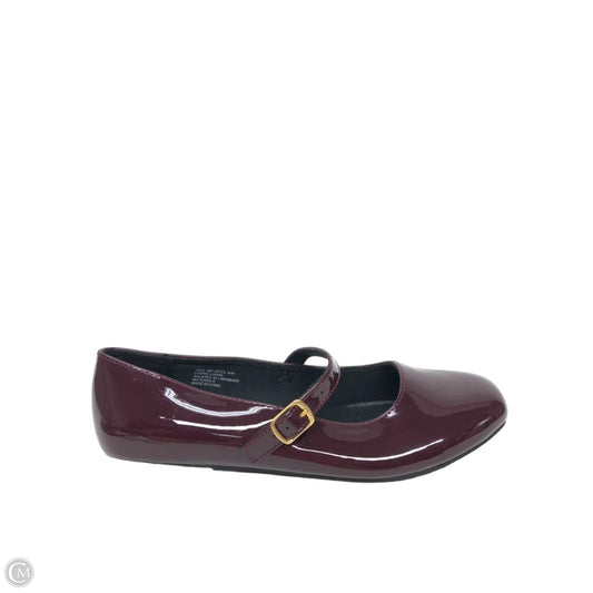 Shoes Flats By Report In Maroon, Size: 8