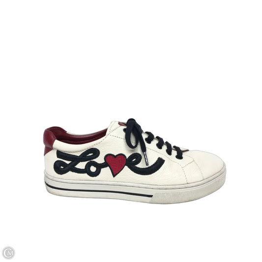 Shoes Sneakers By Brighton In Red & White, Size: 7