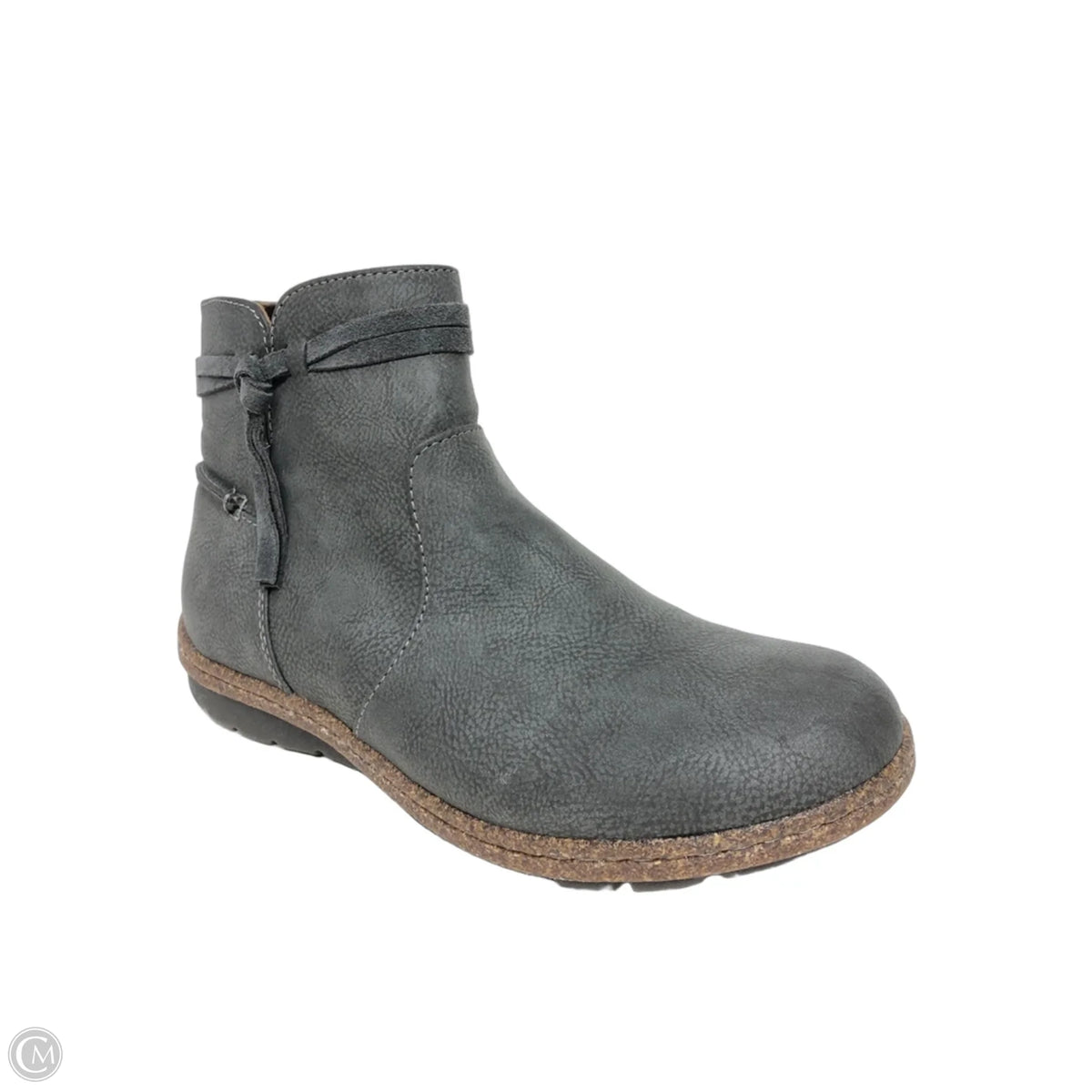 Boots Ankle Flats By Boc In Grey, Size: 7